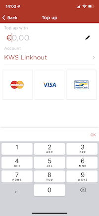 Stap 4: Bedrag kiezen en afrekenen